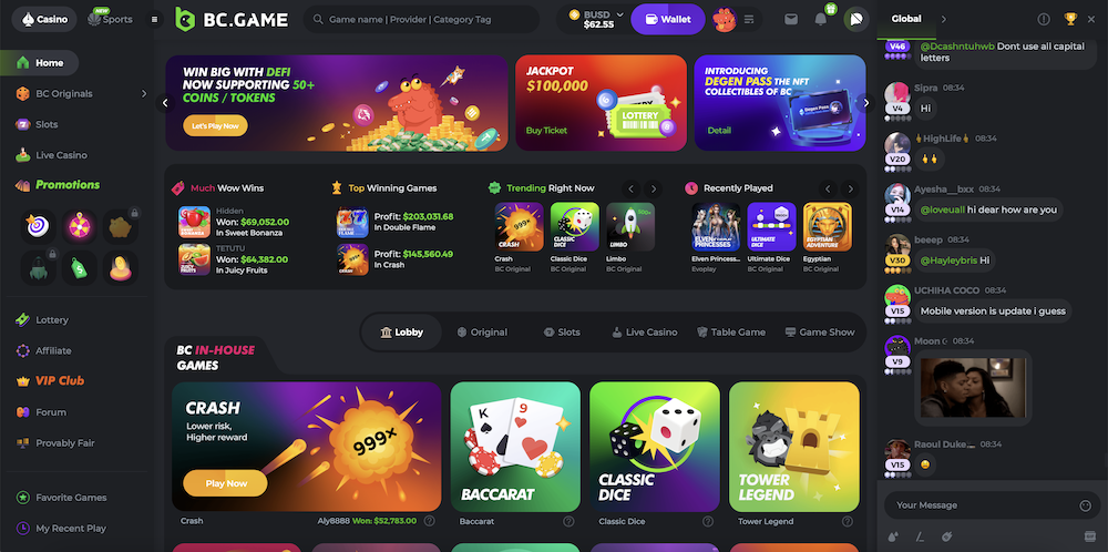 BC.Game Casinò Crypto in Italia Esplora il Futuro del Gioco Online