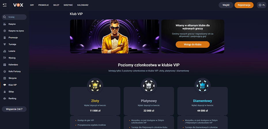 VOX Casino — przewodnik po platformie, grach i bonusach